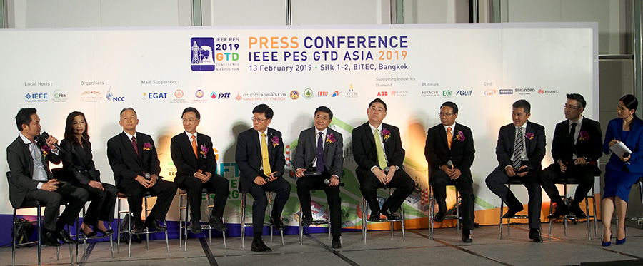 งานแห่งอนาคตด้านไฟฟ้าและพลังงาน IEEE PES GTD ASIA 2019
