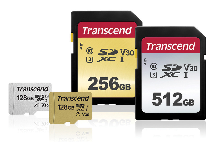 การ์ดหน่วยความจำแบบ SD และ microSD ซีรีย์ 500S และ 300S
