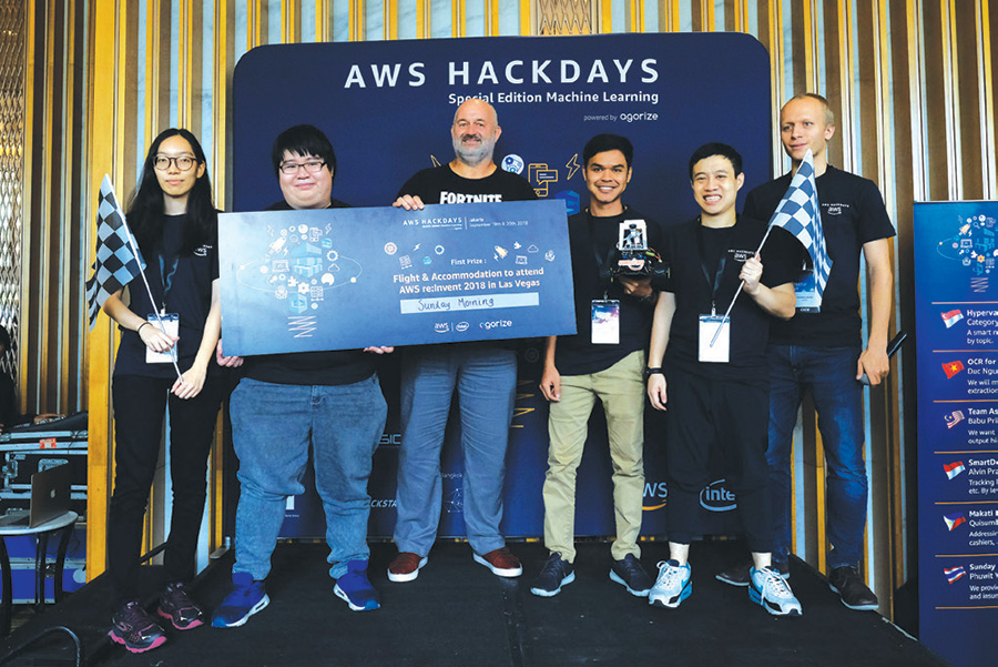 ผลการแข่งขันรอบชิงชนะเลิศ AWS Hackday 2018