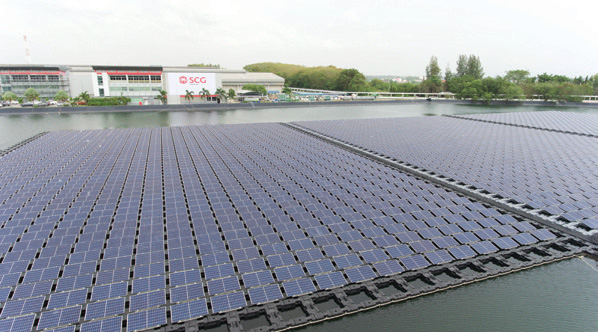 โซลาร์ฟาร์มลอยน้ำ หรือ Floating Solar Farm