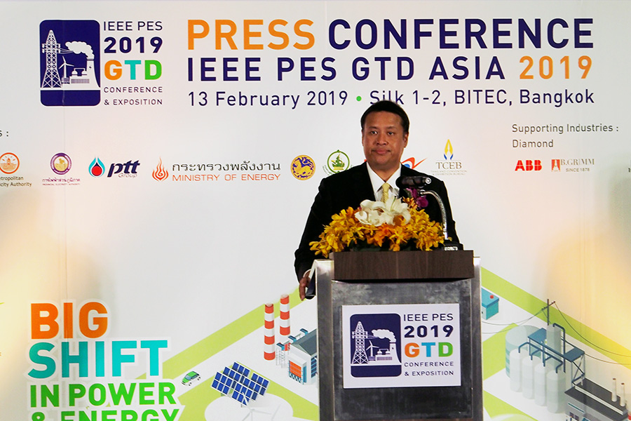งานแห่งอนาคตด้านไฟฟ้าและพลังงาน IEEE PES GTD ASIA 2019